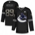 Vancouver Canucks #89 Alexander Mogilny Black Authentic Classic Stitched NHL Jersey