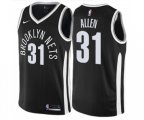 Brooklyn Nets #31 Jarrett Allen Swingman Black NBA Jersey - City Edition