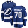 Tampa Bay Lightning #70 Louis Domingue Fanatics Branded Royal Blue Home Breakaway NHL Jersey