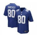 New York Giants #80 Jeremy Shockey Blue Vapor Untouchable Limited Stitched NFL Jersey