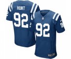 Indianapolis Colts #92 Margus Hunt Elite Royal Blue Team Color Football Jersey