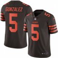 Cleveland Browns #5 Zane Gonzalez Limited Brown Rush Vapor Untouchable NFL Jersey