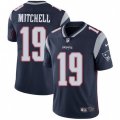 New England Patriots #19 Malcolm Mitchell Navy Blue Team Color Vapor Untouchable Limited Player NFL Jersey