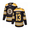 Boston Bruins #13 Charlie Coyle Authentic Black Home Hockey Jersey