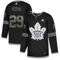 Toronto Maple Leafs #29 Felix Potvin Black Authentic Classic Stitched NHL Jersey