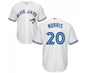 Toronto Blue Jays #20 Bud Norris Replica White Home Baseball Jersey