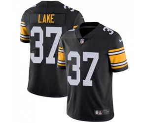 Pittsburgh Steelers #37 Carnell Lake Black Alternate Vapor Untouchable Limited Player Football Jersey