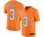 Miami Dolphins #3 Josh Rosen Limited Orange Rush Vapor Untouchable Football Jersey