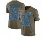 Detroit Lions #35 Miles Killebrew Limited Olive 2017 Salute to Service Football Jersey