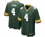 Green Bay Packers #4 Brett Favre Game Green Team Color Football Jersey