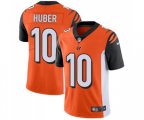 Cincinnati Bengals #10 Kevin Huber Vapor Untouchable Limited Orange Alternate Football Jersey