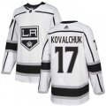 Los Angeles Kings #17 Ilya Kovalchuk White Road Authentic Stitched NHL Jersey