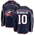 Columbus Blue Jackets #10 Alexander Wennberg Fanatics Branded Navy Blue Home Breakaway NHL Jersey