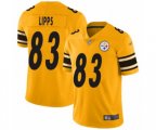Pittsburgh Steelers #83 Louis Lipps Limited Gold Inverted Legend Football Jersey