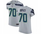 Seattle Seahawks #70 Mike Iupati Grey Alternate Vapor Untouchable Elite Player Football Jersey