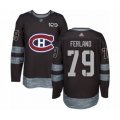 Vancouver Canucks #79 Michael Ferland Authentic Black 1917-2017 100th Anniversary Hockey Jerse