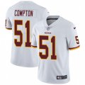 Washington Redskins #51 Will Compton White Vapor Untouchable Limited Player NFL Jersey