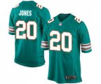 Miami Dolphins #20 Reshad Jones Game Aqua Green Alternate Football Jersey
