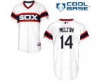 Chicago White Sox #14 Bill Melton White Alternate Flex Base Authentic Collection Baseball Jersey