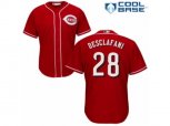 Cincinnati Reds #28 Anthony DeSclafani Replica Red Alternate Cool Base MLB Jersey