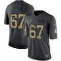 Tennessee Titans #67 Quinton Spain Limited Black 2016 Salute to Service NFL Jersey