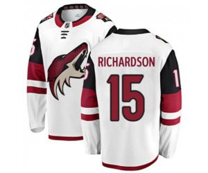 Arizona Coyotes #15 Brad Richardson Fanatics Branded White Away Breakaway Hockey Jersey