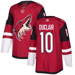 Arizona Coyotes #10 Anthony Duclair Authentic Burgundy Red Home NHL Jersey