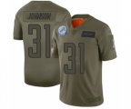 Detroit Lions #31 Ty Johnson Limited Camo 2019 Salute to Service Football Jersey
