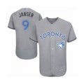 Toronto Blue Jays #9 Danny Jansen Authentic Gray 2016 Father's Day Fashion Flex Base Baseball Player Jersey