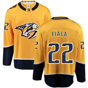Nashville Predators #22 Kevin Fiala Fanatics Branded Gold Home Breakaway NHL Jersey