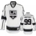 Los Angeles Kings #99 Wayne Gretzky Authentic White Away NHL Jersey