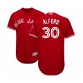 Toronto Blue Jays #30 Anthony Alford Scarlet Alternate Flex Base Authentic Collection Alternate Baseball Player Jersey