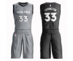 Minnesota Timberwolves #33 Robert Covington Swingman Gray Basketball Suit Jersey - City Edition