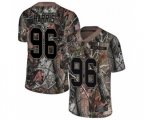 Denver Broncos #96 Shelby Harris Limited Camo Rush Realtree NFL Jersey