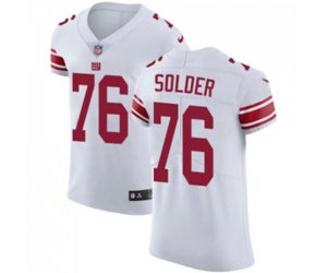 New York Giants #76 Nate Solder White Vapor Untouchable Elite Player Football Jersey