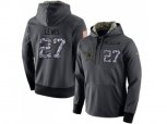 Dallas Cowboys #27 Jourdan Lewis Stitched Black Anthracite Salute to Service Player Performance Hoodie