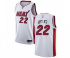 Miami Heat #22 Jimmy Butler Swingman White Basketball Jersey - Association Edition