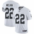 Oakland Raiders #22 Rashaan Melvin White Vapor Untouchable Limited Player NFL Jersey