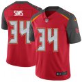 Tampa Bay Buccaneers #34 Charles Sims Red Team Color Vapor Untouchable Limited Player NFL Jersey