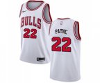 Chicago Bulls #22 Cameron Payne Authentic White Basketball Jersey - Association Edition