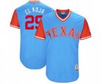 Texas Rangers #29 Adrian Beltre El Koja Authentic Light Blue 2017 Players Weekend Baseball Jersey