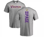 Minnesota Vikings #88 Alan Page Ash Backer T-Shirt