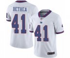 New York Giants #41 Antoine Bethea Limited White Rush Vapor Untouchable Football Jersey