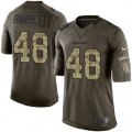 Denver Broncos #48 Shaquil Barrett Elite Green Salute to Service NFL Jersey