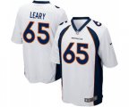 Denver Broncos #65 Ronald Leary Game White Football Jersey