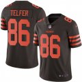 Cleveland Browns #86 Randall Telfer Limited Brown Rush Vapor Untouchable NFL Jersey