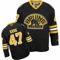 Boston Bruins #47 Torey Krug Premier Black Third NHL Jersey