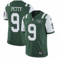 New York Jets #9 Bryce Petty Green Team Color Vapor Untouchable Limited Player NFL Jersey