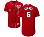 Washington Nationals #6 Anthony Rendon Red Alternate Flex Base Authentic Collection Baseball Jersey