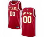 Atlanta Hawks Customized Authentic Red Basketball Jersey Statement Edition